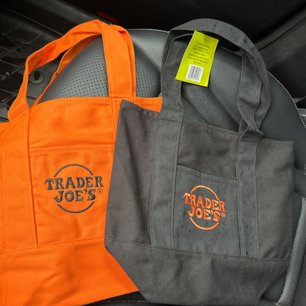 Trader Joe’s mini canvas bags